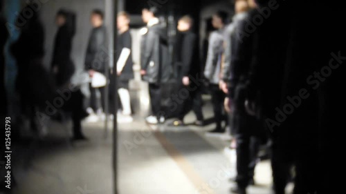 Men models are going to be shown on the backstage of fashion week