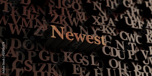 Newest - Wooden 3D rendered letters/message. Can be used for an online banner ad or a print postcard.