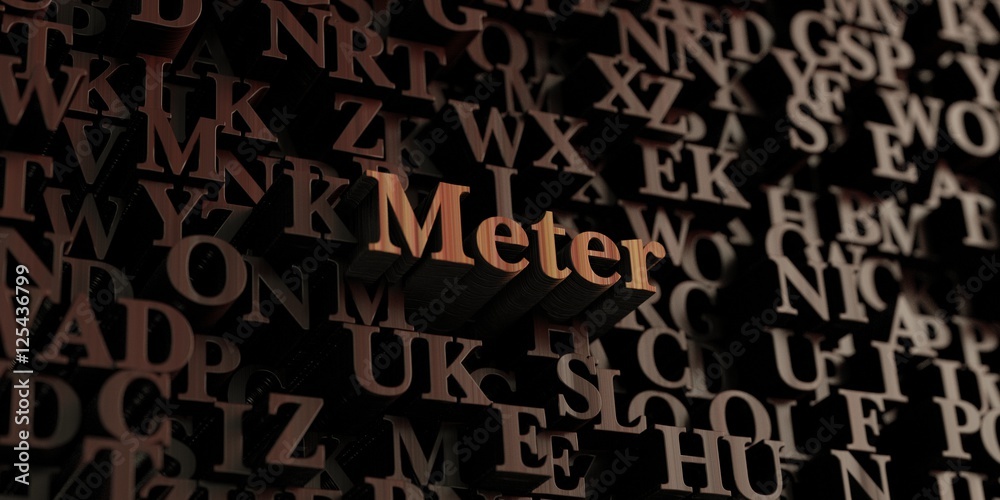Meter - Wooden 3D rendered letters/message. Can be used for an online banner ad or a print postcard. Meter - Wooden 3D rendered letters/message. Can be used for an online banner ad or a print postcard.