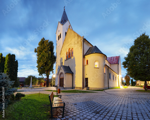 Village church in Slovakia, Cifer photo