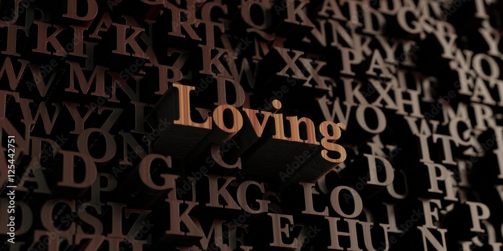 Loving - Wooden 3D rendered letters/message. Can be used for an online banner ad or a print postcard. Loving - Wooden 3D rendered letters/message. Can be used for an online banner ad or a print postcard.