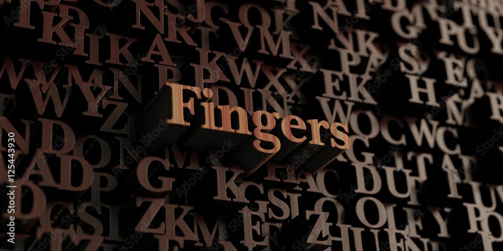 Fingers - Wooden 3D rendered letters/message. Can be used for an online banner ad or a print postcard. Fingers - Wooden 3D rendered letters/message. Can be used for an online banner ad or a print postcard.