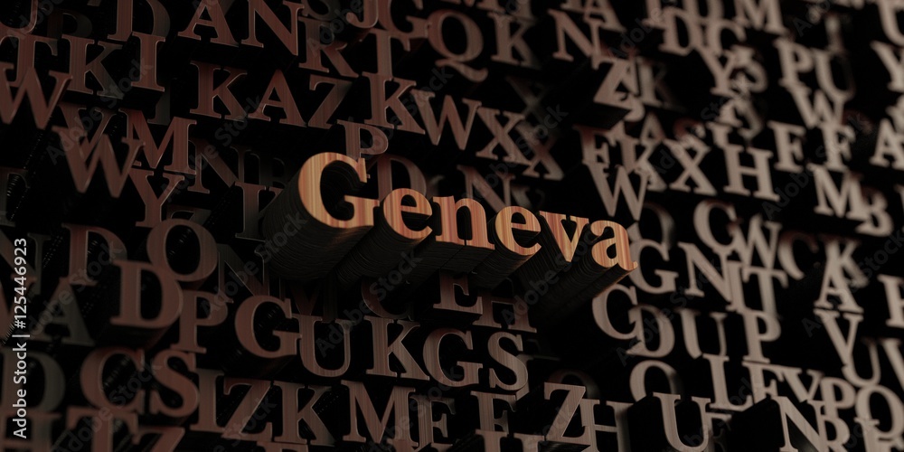 Geneva - Wooden 3D rendered letters/message. Can be used for an online banner ad or a print postcard. Geneva - Wooden 3D rendered letters/message. Can be used for an online banner ad or a print postcard.