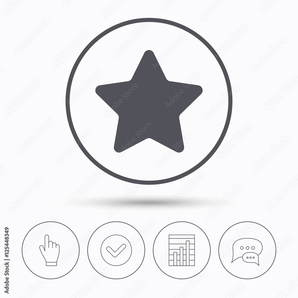 Star icon. Favorite or best sign. Star icon. Favorite or best sign.