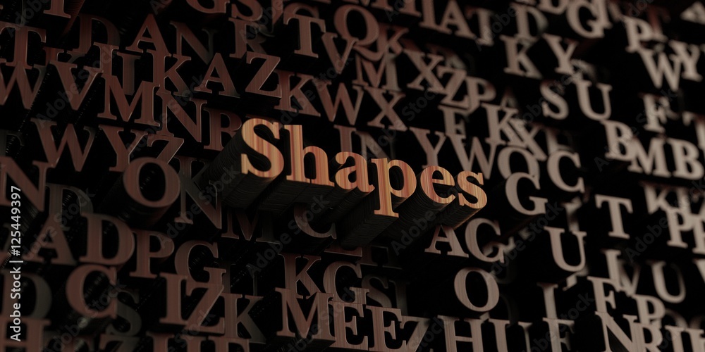 Shapes - Wooden 3D rendered letters/message. Can be used for an online banner ad or a print postcard. Shapes - Wooden 3D rendered letters/message. Can be used for an online banner ad or a print postcard.