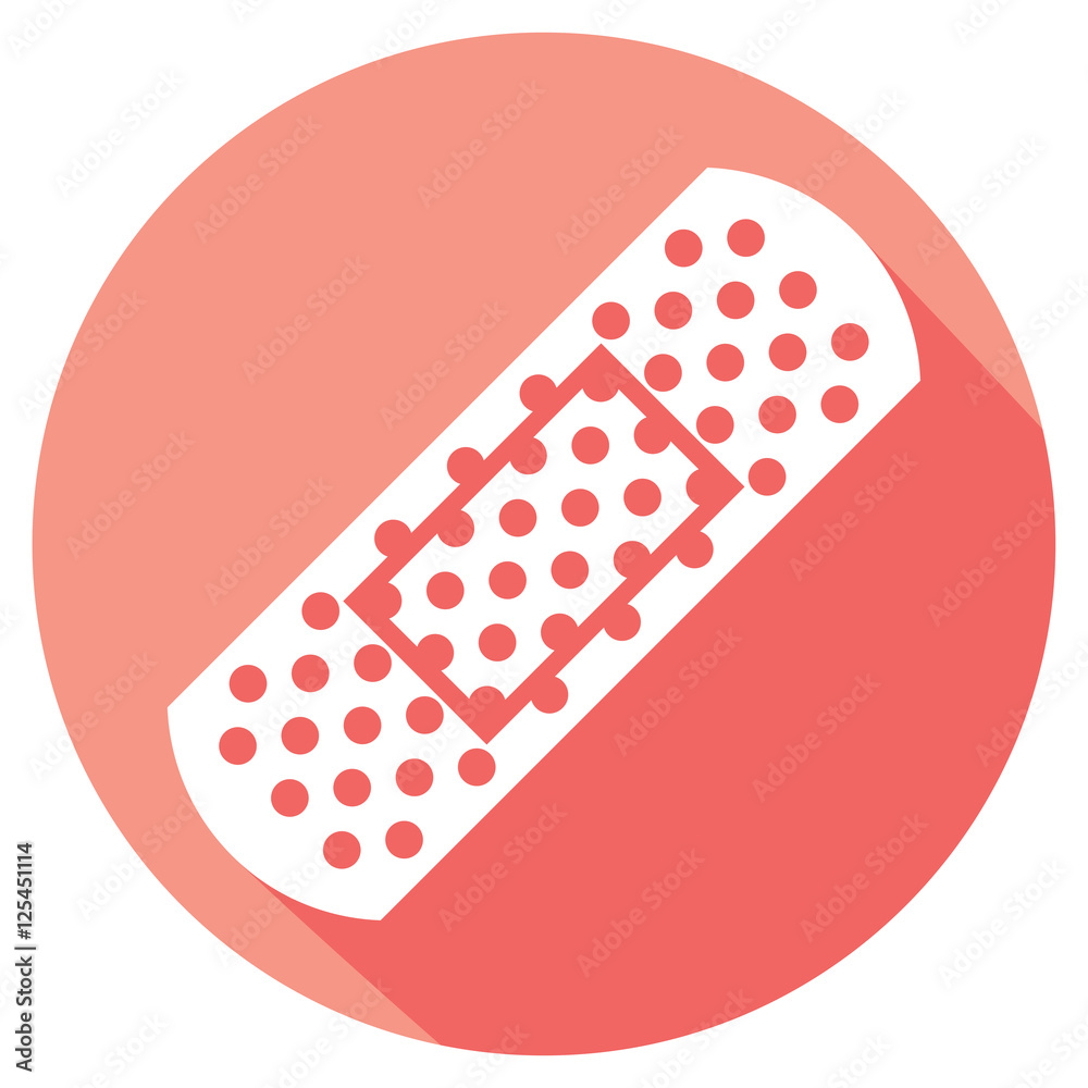 adhesive bandage flat icon