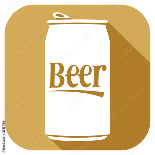 beer can flat icon