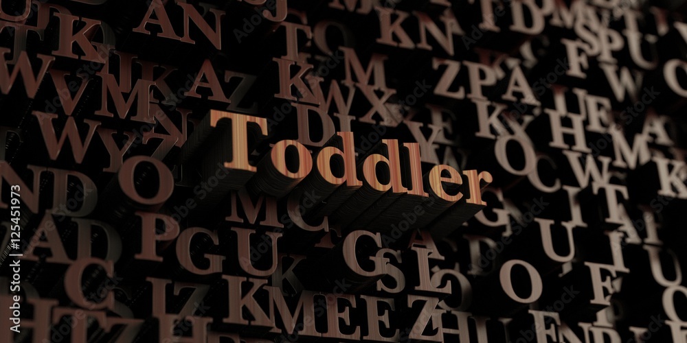 Toddler - Wooden 3D rendered letters/message. Can be used for an online banner ad or a print postcard. Toddler - Wooden 3D rendered letters/message. Can be used for an online banner ad or a print postcard.
