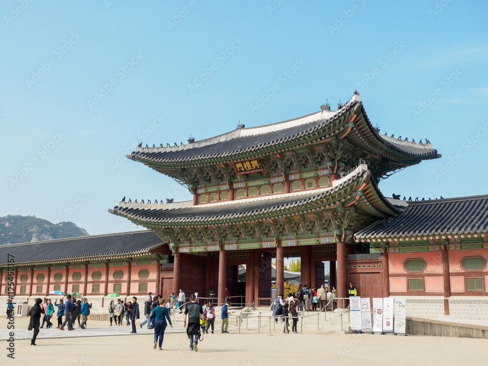 Gyeongbokgung Palace in Seoul, South Korea Gyeongbokgung Palace in Seoul, South Korea