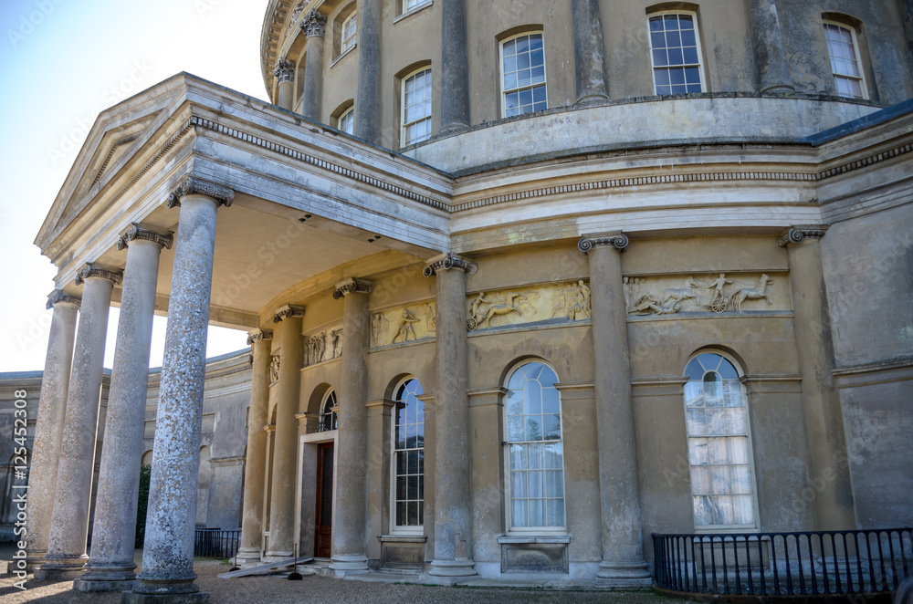 Ickworth castle on sunny summer or spring day
