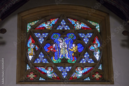 stained glass window