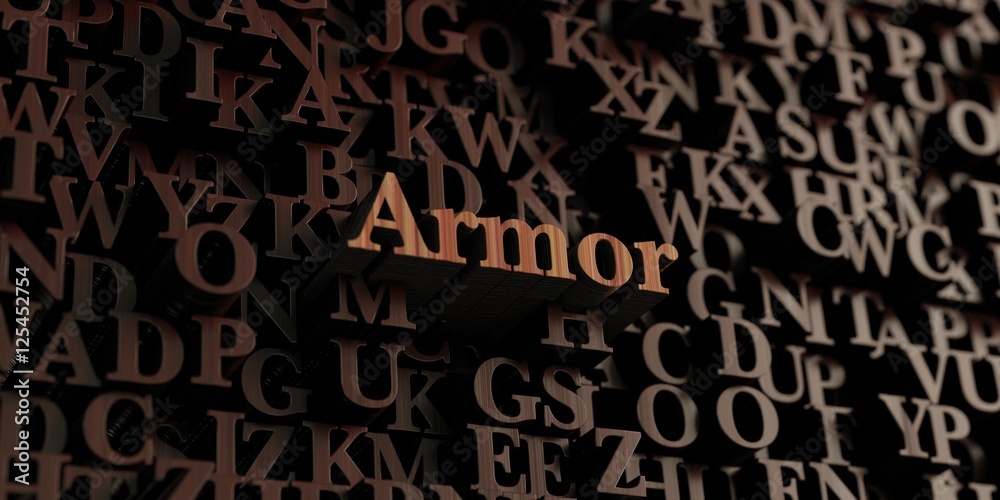 Armor - Wooden 3D rendered letters/message. Can be used for an online banner ad or a print postcard. Armor - Wooden 3D rendered letters/message. Can be used for an online banner ad or a print postcard.