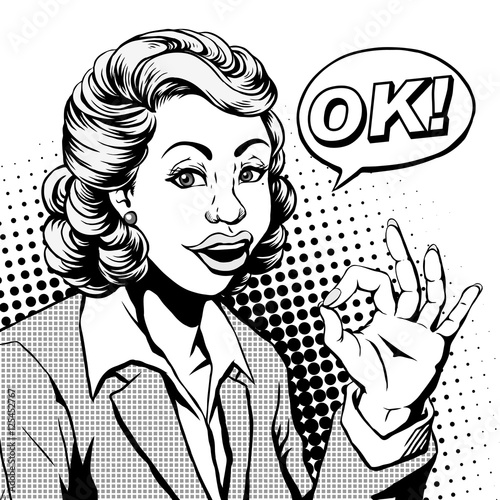 comic female okay