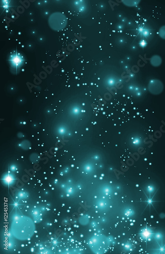 Принти на полотні Magic Happy Holidays lights, sparkling pixie dust background