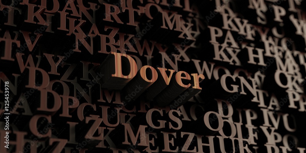 Dover - Wooden 3D rendered letters/message. Can be used for an online banner ad or a print postcard. Dover - Wooden 3D rendered letters/message. Can be used for an online banner ad or a print postcard.