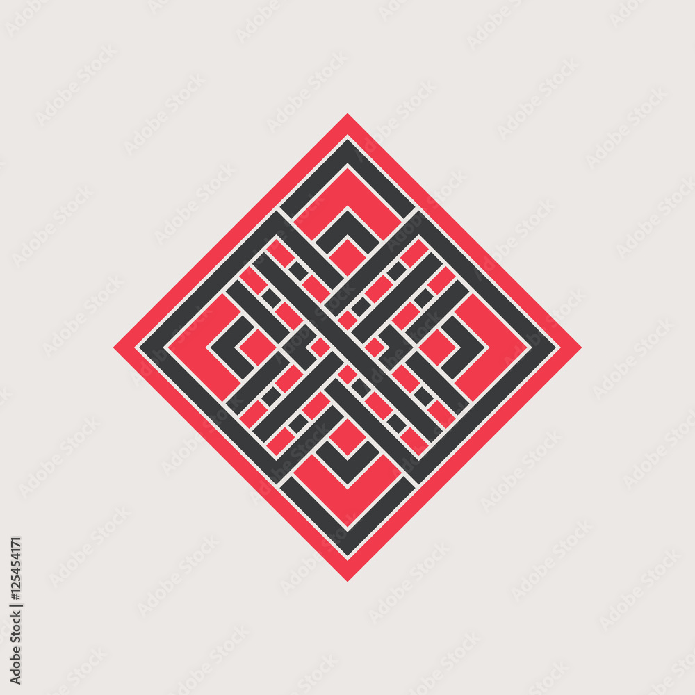 Vector geometric symbol Vector geometric symbol