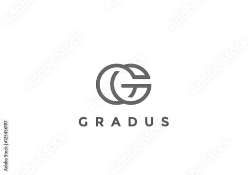 Letter G Logo Monogram vector Linear Business Luxury Fashion