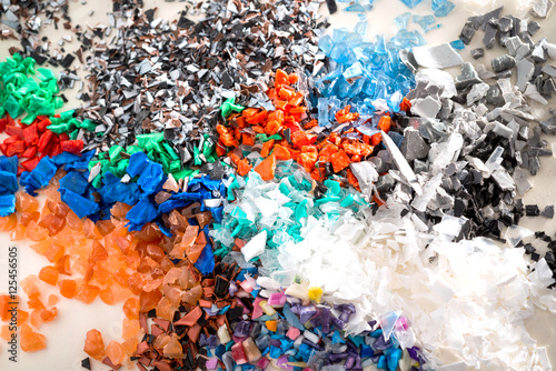 Фотография Different regrind polymers