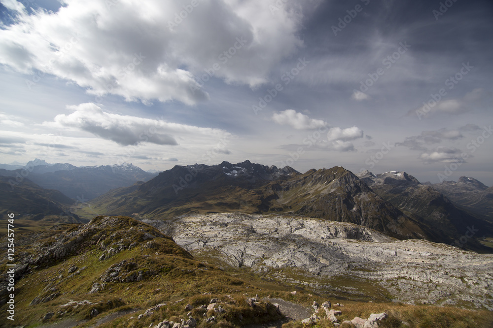 Obraz premium Die herbstlichen Alpen