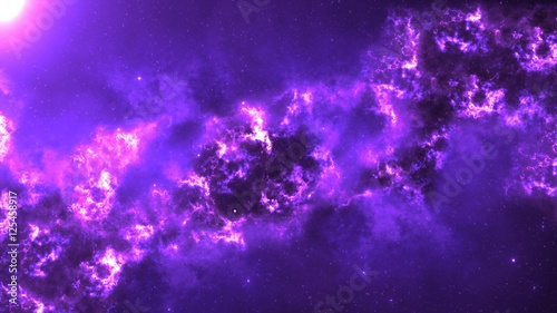 Purple outer space