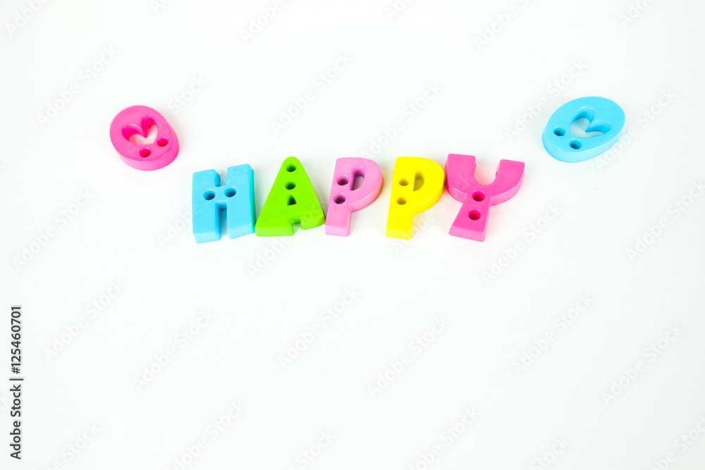 Fototapeta premium Colorful letters 