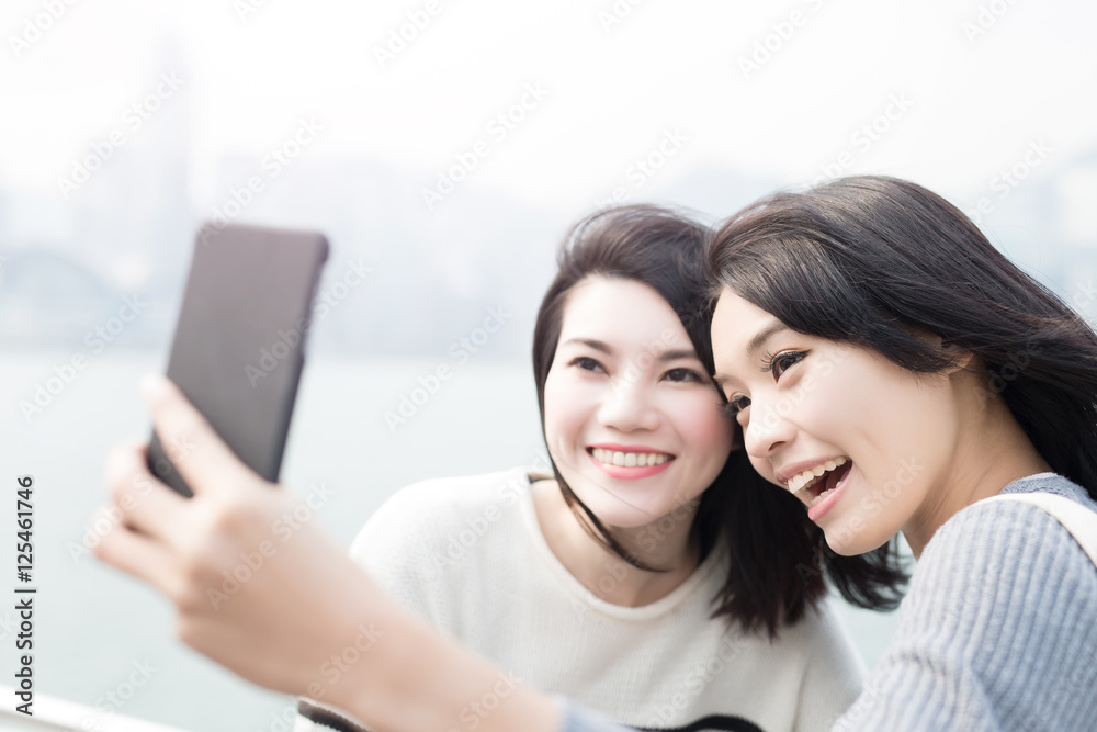 beauty woman selfie in hongkong beauty woman selfie in hongkong