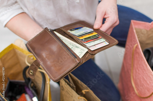 Close-up photo of a purse