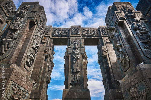 Slika na platnu The Chronicle of Georgia Monument by Tsereteli, Tbisili, Georgia