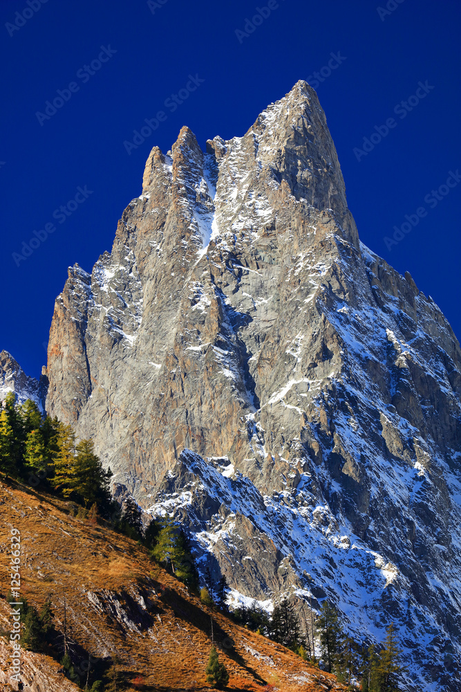 Alpine landscape in Haute Savoie, France, Europe