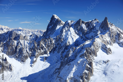 Mont Blanc  4810m  in Haute Savoie  France  Europe