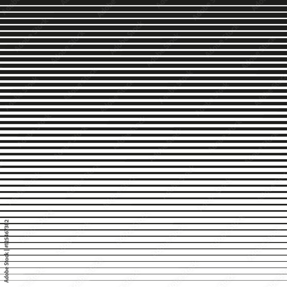 Line halftone pattern with gradient effect. Gorizontal lines. Line halftone pattern with gradient effect. Gorizontal lines.