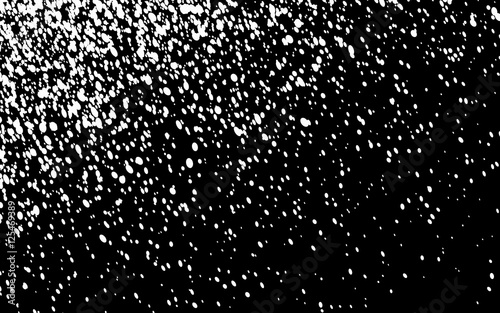 Falling snow or night sky with stars vector pattern.