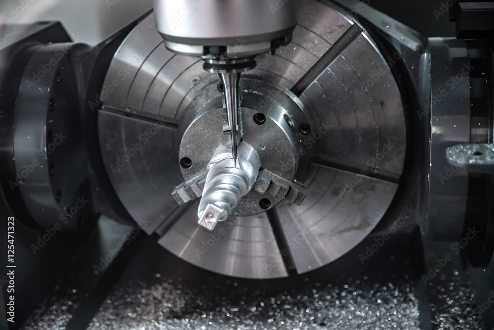 Metalworking CNC milling machine. Metalworking CNC milling machine.