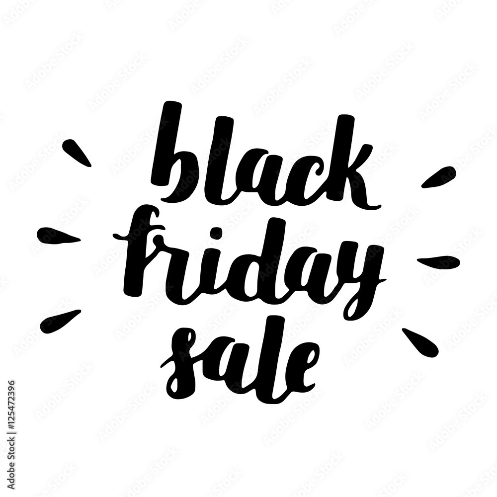 Black friday lettering. Hand written quote about black friday for your design. Black friday lettering. Hand written quote about black friday for your design.