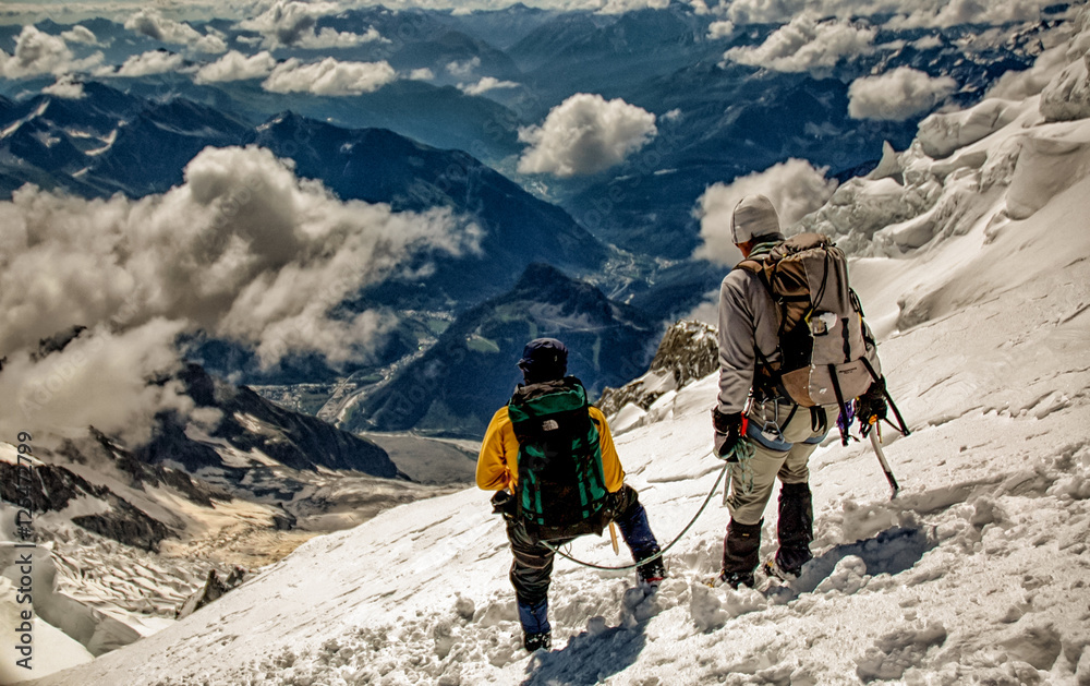 Guide in Mont Blanc