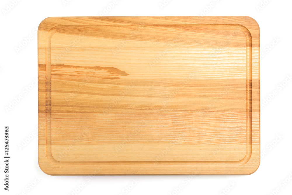 cutting board on white cutting board on white