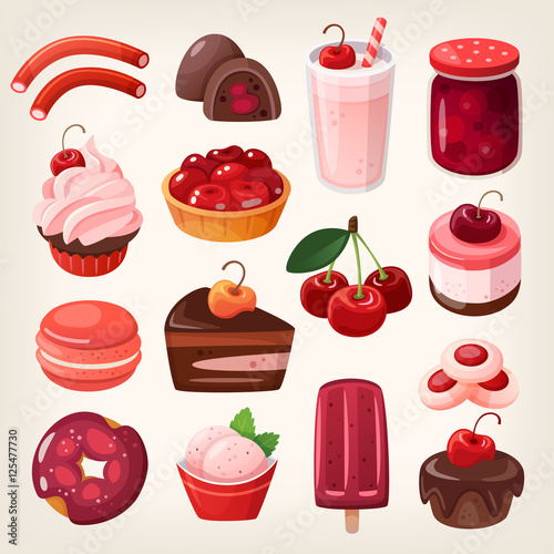 Cherry desserts