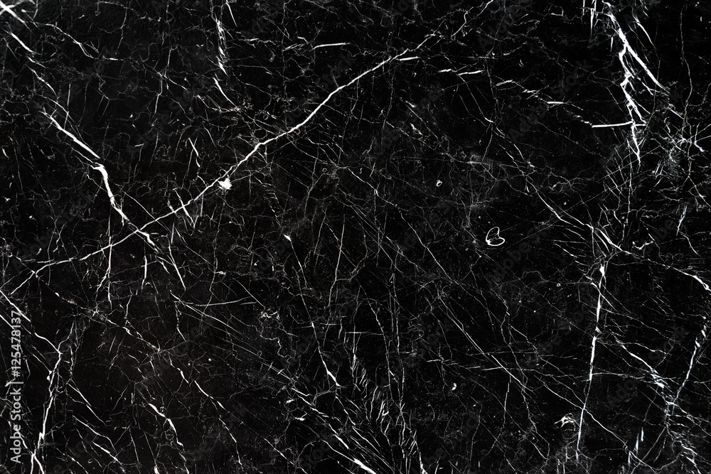 Copy space. Black marble textured background.