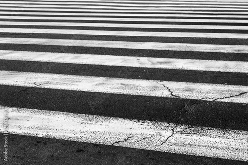 Zebra traffic walk way