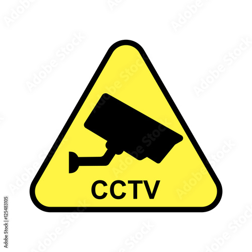 CCTV Camera Video surveillance sticker