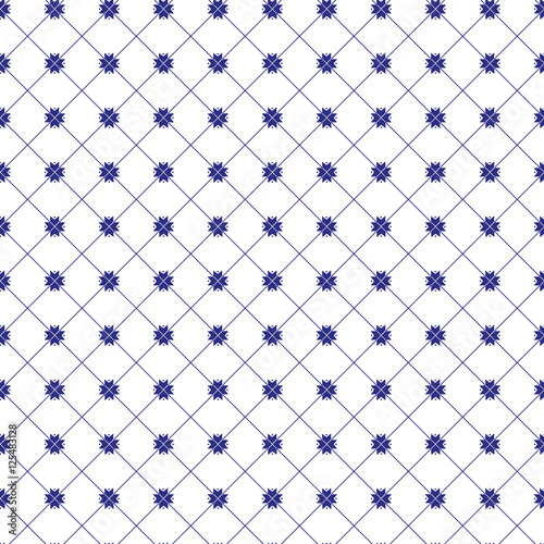 blue winter seamless pattern