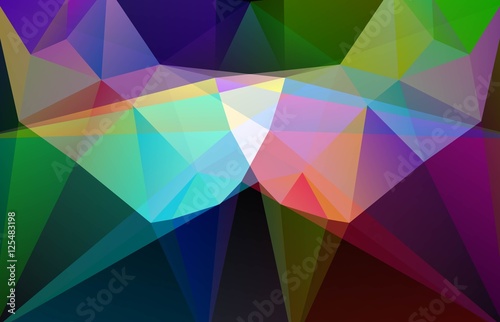 Abstract polygonal background