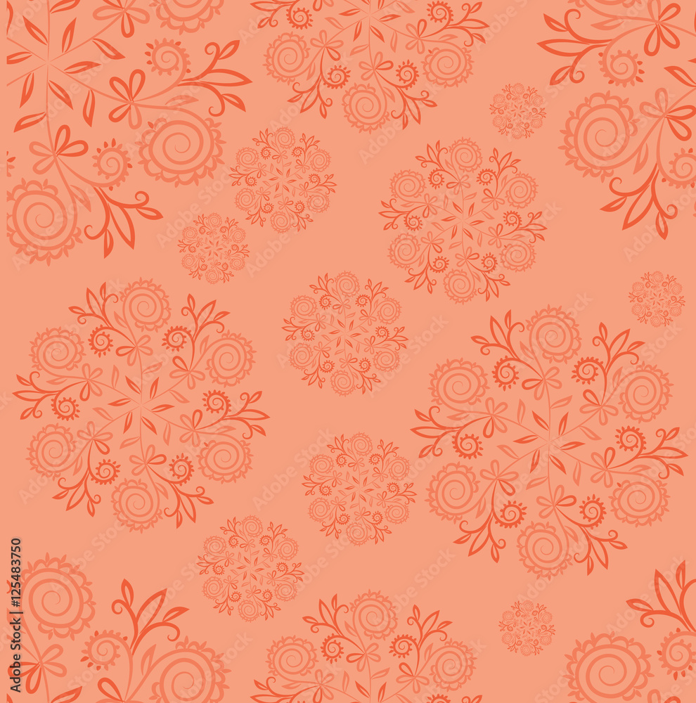 Ornamental abstract pattern. Ornamental abstract pattern.