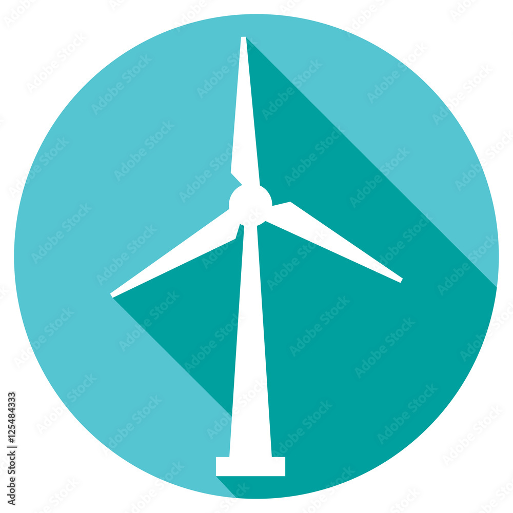 wind turbine flat button icon wind turbine flat button icon