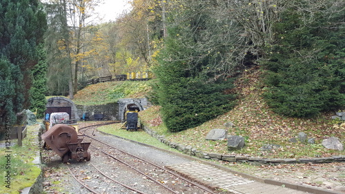 Beautiful unique landscape and life of Ore Mountains in Saxony Germany