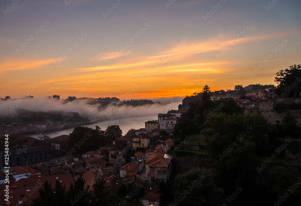 Beautiful Sunset at Porto
