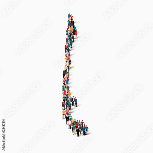 people map country CHILE vector