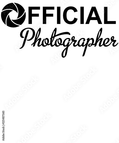 official photographer