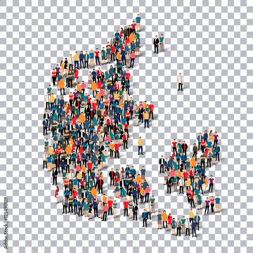 people map country Denmark vector