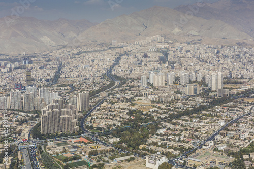 View of Tehran from the Azadi Tower - Iran